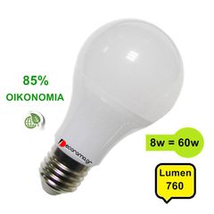 Λάμπα LED E27 8W 720 lm Θερμό Φώς