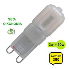 Λάμπα LED G9 3W 300Lum 360° Θερμό Φώς