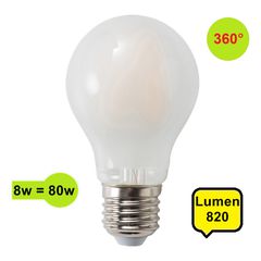 Λάμπα LED E27 Retro Filament 8W 820 lum 360° Λευκό Φώς