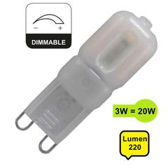 Λάμπα LED G9 Dimmable 3Watt 220Lum 360° Θερμό Φώς AA29-00390