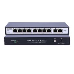 Switch 4 καναλιών με τροφοδοσία PoE FS-S1008EP-2E με προστασία από υπέρταση