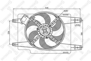 Βεντιλατέρ Νερού ALFA ROMEO 156 S/Wagon / 5dr 1997 - 2003 ( 932 ) 1.6 16V T.SPARK (932A4)  ( AR 32102  ) (112 hp ) Βενζίνη #064406450