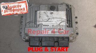 ΕΓΚΕΦΑΛΟΣ ΚΙΝΗΤΗΡΑ CITROEN PEUGEOT 1.6 HDI 0281011629 9656494480 9658944580 EDC163C4 TESTED  ΞΕΚΛΕΙΔΩΤΟΣ