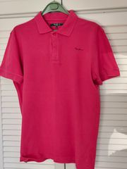 Pepe Jeans polo μπλούζα , μέγεθος Large  φουξ χρωμα