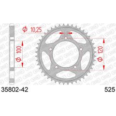Γρανάζι πίσω Capornod 1200 AFAM 42T35802-42