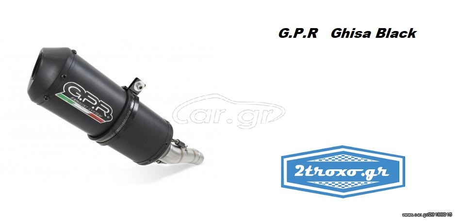 Gpr Εξάτμιση Τελικό Ghisa Black Benelli Leoncino 500 2017 - 2019 Euro4