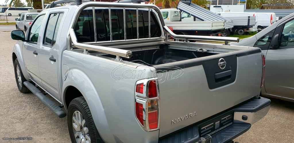 ROLL BAR NISSAN NAVARA D-40 ΜΕ ΚΟΛΛΗΤΕΣ ΔΕΣΤΡΕΣ
