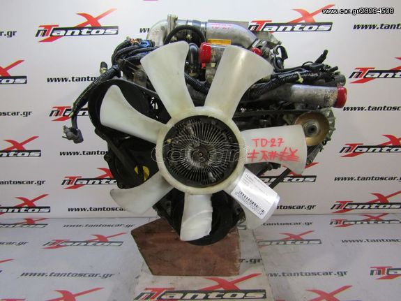 ΚΙΝΗΤΗΡΑΣ TD27 TURBO INTERCOOLER NISSAN