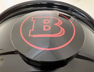 SMART 453 FRONT LOGO EMBLEM BRABUS (WHITE-RED-YELLOW)-thumb-1