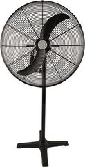 Ανεμιστήρας δαπέδου με ορθοστάτη 180W EUROLAMP 147-29046 (στυλ industrial)