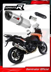 Domiminator Εξάτμιση Τελικό HP1 S.Steel/Carbon End KTM 1290 Super Adventure 2015 - 2020 Με Σιγαστήρα