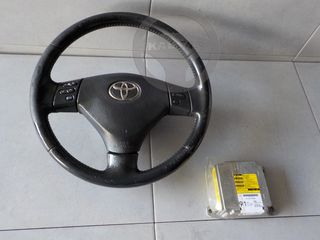 TOYOTA COROLLA VERSO '06 1.8 16V (5Θ) ΤΙΜΟΝΙ (ΒΟΛΑΝ),ΜΕ ΑΕΡΟΣΑΚΟ (ΑΠΟ ΚΙΝΗΤΗΡΑ 1ΖΖ)
