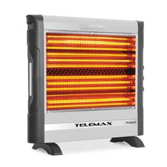 Θερμαντικό χαλαζία Pedigree 2800W 3 επιλογές ισχύος με θερμοστάτη και υγραντήρα & ασφάλεια πτώσης-υπερθέρμανσης