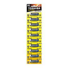 Αλκαλικές μπαταρίες υψηλής ισχύος Toshiba LR03 1.5V σεσκευασία 10 τεμαχίων (LR03GCP BP1X10)