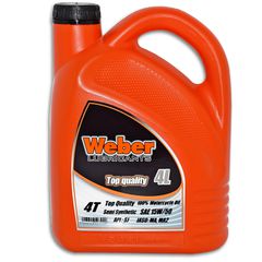 Λάδι κινητήρα 4T 15W50 Ημισυνθετικό 4L Weber