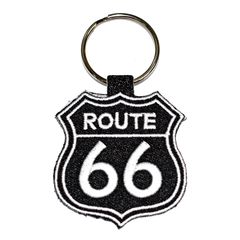 Μπρελοκ Ιστορικός Αυτοκινητόδρομος Route 66 Μαύρο