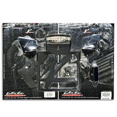 Βάση πινακίδας αναδιπλούμενη Kawasaki ZX6R 2007 PRTNK06 Valter Moto