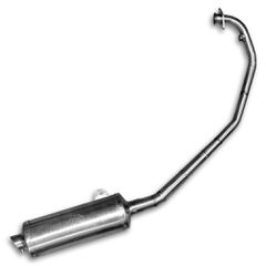 Εξάτμιση ολόσωμη Honda GTR 150cc EFI inox oval Protecht