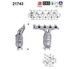 ΚΑΤΑΛΥΤΗΣ OPEL ASTRA 1.6cc 2004-2010 KARALOIZOS exhaust 