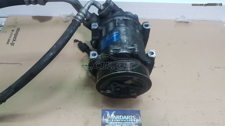 ΚΟΜΠΡΕΣΕΡ A/C SANDEN  VOLVO  V50 (01/2005-12/2011) - V60 (02/2011-12/2015) - V70 III (07/2009-12/2015) - C30 (10/2006-12/2012) ΚΩΔ. 3M5H-19D629-SB  ,  SD7V16 1255- 