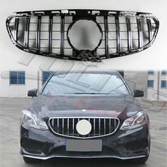 MERCEDES BENZ E CLASS W212  & S212 13-16 SPORT GRILLE CHROME-BLACK & FULL BLACK Type GT / ΜΑΣΚΑ ΠΡΟΦΥΛΑΚΤΗΡΑ ΜΑΥΡΗ-ΧΡΩΜΙΟ & ΜΑΥΡΗ PANAMERICANA-thumb-37