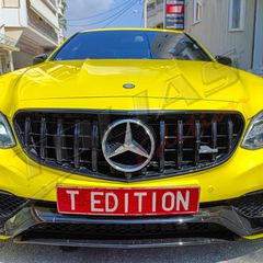 MERCEDES BENZ E CLASS W212  & S212 13-16 SPORT GRILLE CHROME-BLACK & FULL BLACK Type GT / ΜΑΣΚΑ ΠΡΟΦΥΛΑΚΤΗΡΑ ΜΑΥΡΗ-ΧΡΩΜΙΟ & ΜΑΥΡΗ PANAMERICANA-thumb-53