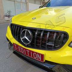 MERCEDES BENZ E CLASS W212  & S212 13-16 SPORT GRILLE CHROME-BLACK & FULL BLACK Type GT / ΜΑΣΚΑ ΠΡΟΦΥΛΑΚΤΗΡΑ ΜΑΥΡΗ-ΧΡΩΜΙΟ & ΜΑΥΡΗ PANAMERICANA-thumb-50
