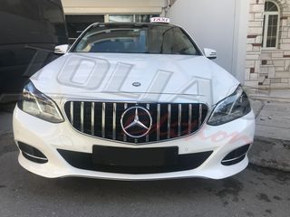 MERCEDES BENZ E CLASS W212  & S212 13-16 SPORT GRILLE CHROME-BLACK & FULL BLACK Type GT / ΜΑΣΚΑ ΠΡΟΦΥΛΑΚΤΗΡΑ ΜΑΥΡΗ-ΧΡΩΜΙΟ & ΜΑΥΡΗ PANAMERICANA-thumb-26