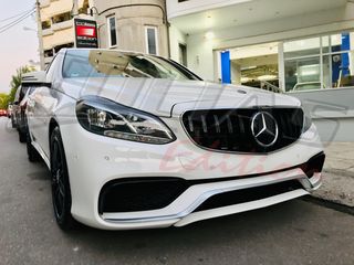 MERCEDES BENZ E CLASS W212  & S212 13-16 SPORT GRILLE CHROME-BLACK & FULL BLACK Type GT / ΜΑΣΚΑ ΠΡΟΦΥΛΑΚΤΗΡΑ ΜΑΥΡΗ-ΧΡΩΜΙΟ & ΜΑΥΡΗ PANAMERICANA-thumb-57