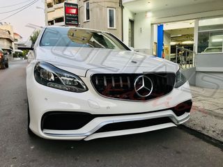 MERCEDES BENZ E CLASS W212  & S212 13-16 SPORT GRILLE CHROME-BLACK & FULL BLACK Type GT / ΜΑΣΚΑ ΠΡΟΦΥΛΑΚΤΗΡΑ ΜΑΥΡΗ-ΧΡΩΜΙΟ & ΜΑΥΡΗ PANAMERICANA-thumb-58