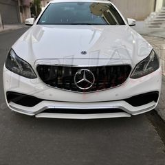 MERCEDES BENZ E CLASS W212  & S212 13-16 SPORT GRILLE CHROME-BLACK & FULL BLACK Type GT / ΜΑΣΚΑ ΠΡΟΦΥΛΑΚΤΗΡΑ ΜΑΥΡΗ-ΧΡΩΜΙΟ & ΜΑΥΡΗ PANAMERICANA-thumb-2