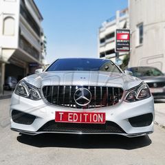 MERCEDES BENZ E CLASS W212  & S212 13-16 SPORT GRILLE CHROME-BLACK & FULL BLACK Type GT / ΜΑΣΚΑ ΠΡΟΦΥΛΑΚΤΗΡΑ ΜΑΥΡΗ-ΧΡΩΜΙΟ & ΜΑΥΡΗ PANAMERICANA-thumb-20