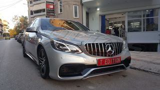 MERCEDES BENZ E CLASS W212  & S212 13-16 SPORT GRILLE CHROME-BLACK & FULL BLACK Type GT / ΜΑΣΚΑ ΠΡΟΦΥΛΑΚΤΗΡΑ ΜΑΥΡΗ-ΧΡΩΜΙΟ & ΜΑΥΡΗ PANAMERICANA-thumb-45