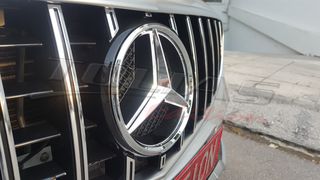 MERCEDES BENZ E CLASS W212  & S212 13-16 SPORT GRILLE CHROME-BLACK & FULL BLACK Type GT / ΜΑΣΚΑ ΠΡΟΦΥΛΑΚΤΗΡΑ ΜΑΥΡΗ-ΧΡΩΜΙΟ & ΜΑΥΡΗ PANAMERICANA-thumb-48