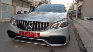 MERCEDES BENZ E CLASS W212  & S212 13-16 SPORT GRILLE CHROME-BLACK & FULL BLACK Type GT / ΜΑΣΚΑ ΠΡΟΦΥΛΑΚΤΗΡΑ ΜΑΥΡΗ-ΧΡΩΜΙΟ & ΜΑΥΡΗ PANAMERICANA-thumb-49