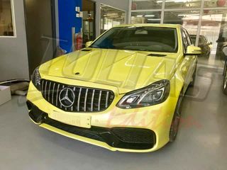 MERCEDES BENZ E CLASS W212  & S212 13-16 SPORT GRILLE CHROME-BLACK & FULL BLACK Type GT / ΜΑΣΚΑ ΠΡΟΦΥΛΑΚΤΗΡΑ ΜΑΥΡΗ-ΧΡΩΜΙΟ & ΜΑΥΡΗ PANAMERICANA-thumb-51