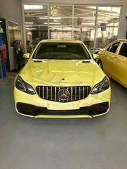 MERCEDES BENZ E CLASS W212  & S212 13-16 SPORT GRILLE CHROME-BLACK & FULL BLACK Type GT / ΜΑΣΚΑ ΠΡΟΦΥΛΑΚΤΗΡΑ ΜΑΥΡΗ-ΧΡΩΜΙΟ & ΜΑΥΡΗ PANAMERICANA-thumb-9