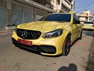 MERCEDES BENZ E CLASS W212  & S212 13-16 SPORT GRILLE CHROME-BLACK & FULL BLACK Type GT / ΜΑΣΚΑ ΠΡΟΦΥΛΑΚΤΗΡΑ ΜΑΥΡΗ-ΧΡΩΜΙΟ & ΜΑΥΡΗ PANAMERICANA-thumb-35