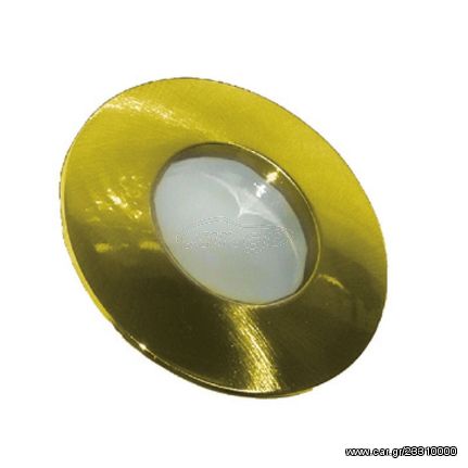 Aca Lighting Στεγανό Χωνευτό Στρογγυλό Σπότ IP45 Σε Χρυσό Ματ Χρώμα BS3407GM - Γκρί