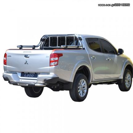 ROLL-BAR INOX ΜΕ ΚΑΓΚΕΛΟ RB 420 MITSUBISHI L200 TRITON 2015+