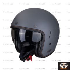 ΚΡΑΝΟΣ-Scorpion Belfast jet helmet solid matte cement grey