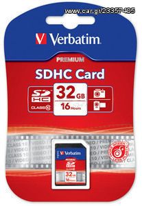 Verbatim SDHC Card 32GB Class 10