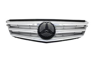  Μάσκα Εμπρός Mercedes Benz W204 C-Class (07-11) SPORT  Ασημί