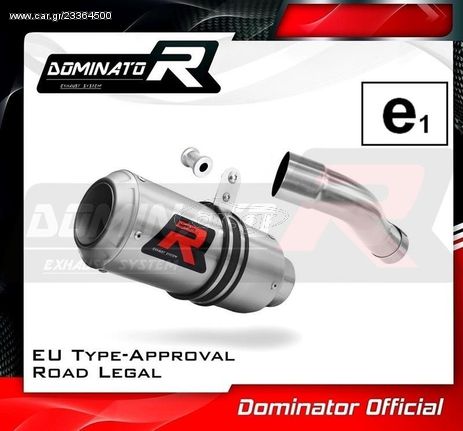 Εξάτμιση Τελικό Dominator GP  S.Steel Honda CBR 600 F 2011 - 2015 Με Προδιαγραφές Θορύβου(Περιλαμβάνει Σιγαστήρα)