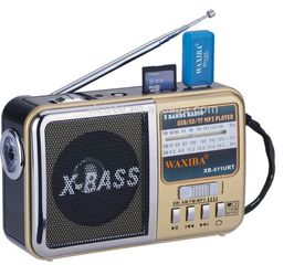 Φορητό USB/SD Mp3 Player Multimedia Speaker, FM Radio & Φακός LED XB-511URT