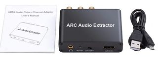 Εξαγωγή ήχου HDMI 5.1 ARC  TO  Coaxial RCA 3.5mm Jack Output Digital to Analog
