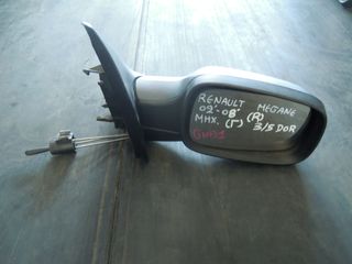 ΚΑΘΡΕΠΤΗΣ ΜΗΧ. 3/5DOR ΔΕΞΙΟΣ (R) RENAULT MEGANE 2002-2008 < INT 1 >