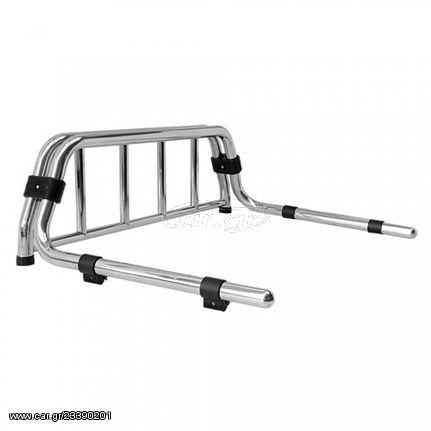 ROLL-BAR INOX ΔΙΠΛΟ ΜΕ ΚΑΓΚΕΛΟ RB 420 TOYOTA HILUX REVO 2016+ & 2021+