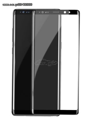 POWERTECH Tempered Glass 3D Full glue για Samsung Note 8, mini, Black