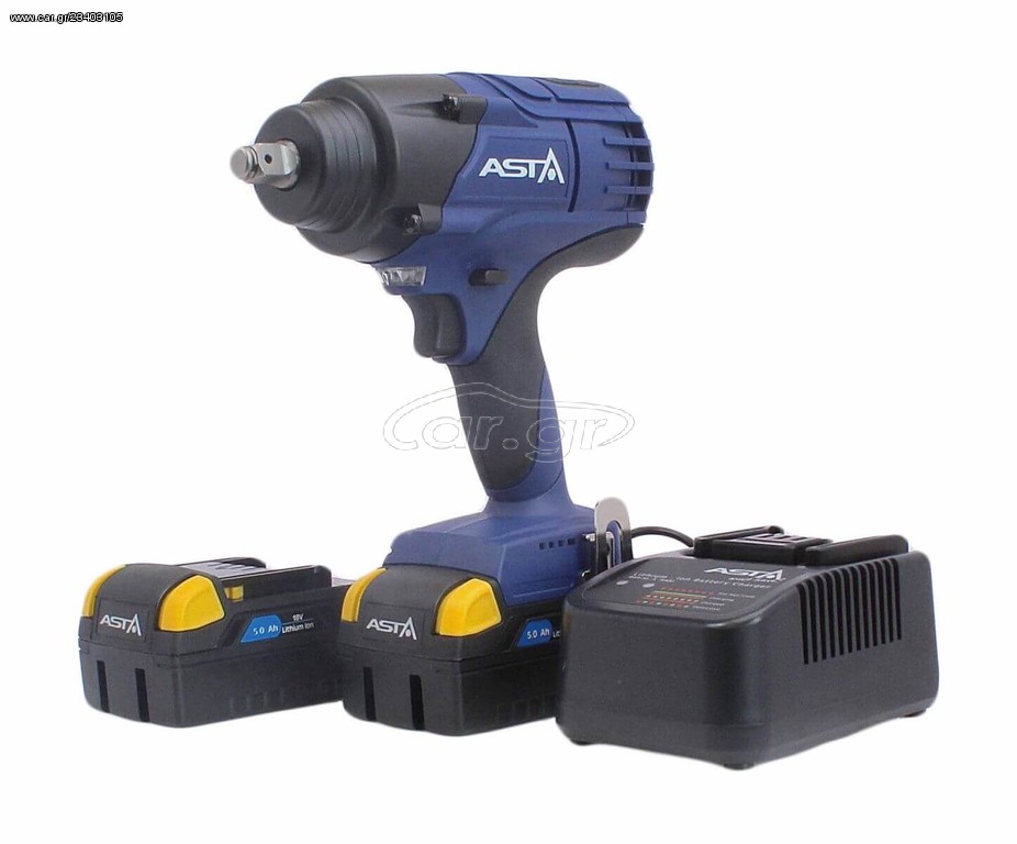 Μπουλονόκλειδο 1/2 επαναφορτιζόμενο 18 volt - 1250 Nm. ΤΟ ΠΙΟ ΙΣΧΥΡΟ ΤΗΣ ΑΓΟΡΑΣ. ASTA TOOLS
